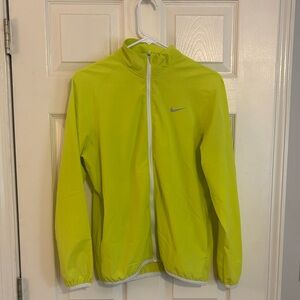 Nike Neon Yellow Full-Zip Training Jacket